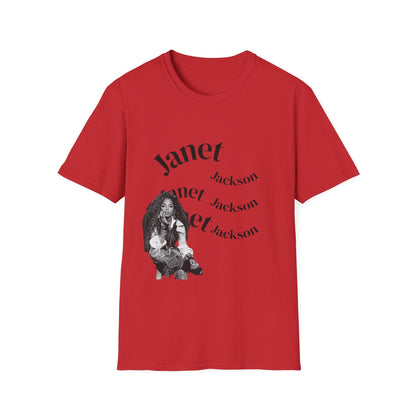 Janet Jackson Graphic Tee: Unisex Softstyle Cotton T-Shirt