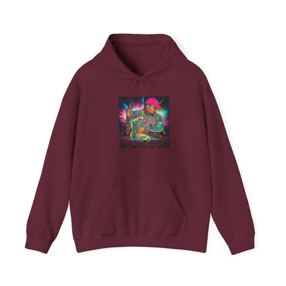 Chris Brown-Themed Unisex Hoodie, Perfect Gift for Musicians, Artsy Sweatshirt, Festival Wear, Cozy Streetwear