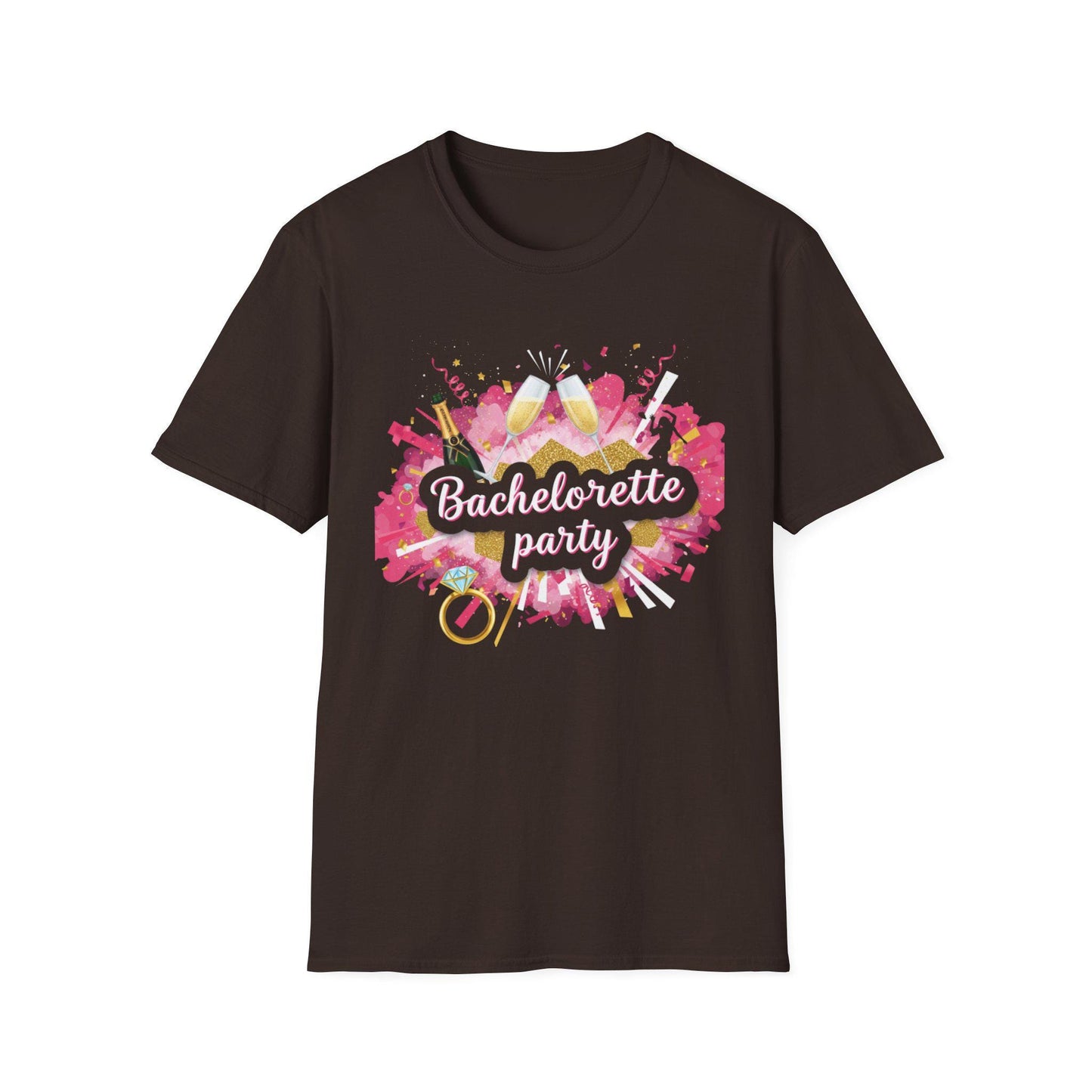 Bachelorette Party T-Shirt: Softstyle Bridal Celebration Tee