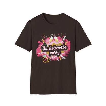 Bachelorette Party T-Shirt: Softstyle Bridal Celebration Tee