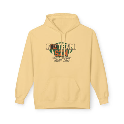 Football Season Fleece Hoodie: Cozy Unisex Sweatshirt for Sports Lovers