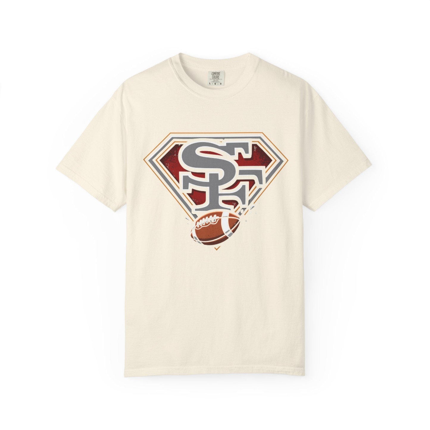 San Francisco 49ers Garment-Dyed T-Shirt: NFL Football Fan Apparel