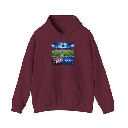 Football Season Unisex Hoodie: Game Day Team Spirit - Soft Cotton Blend