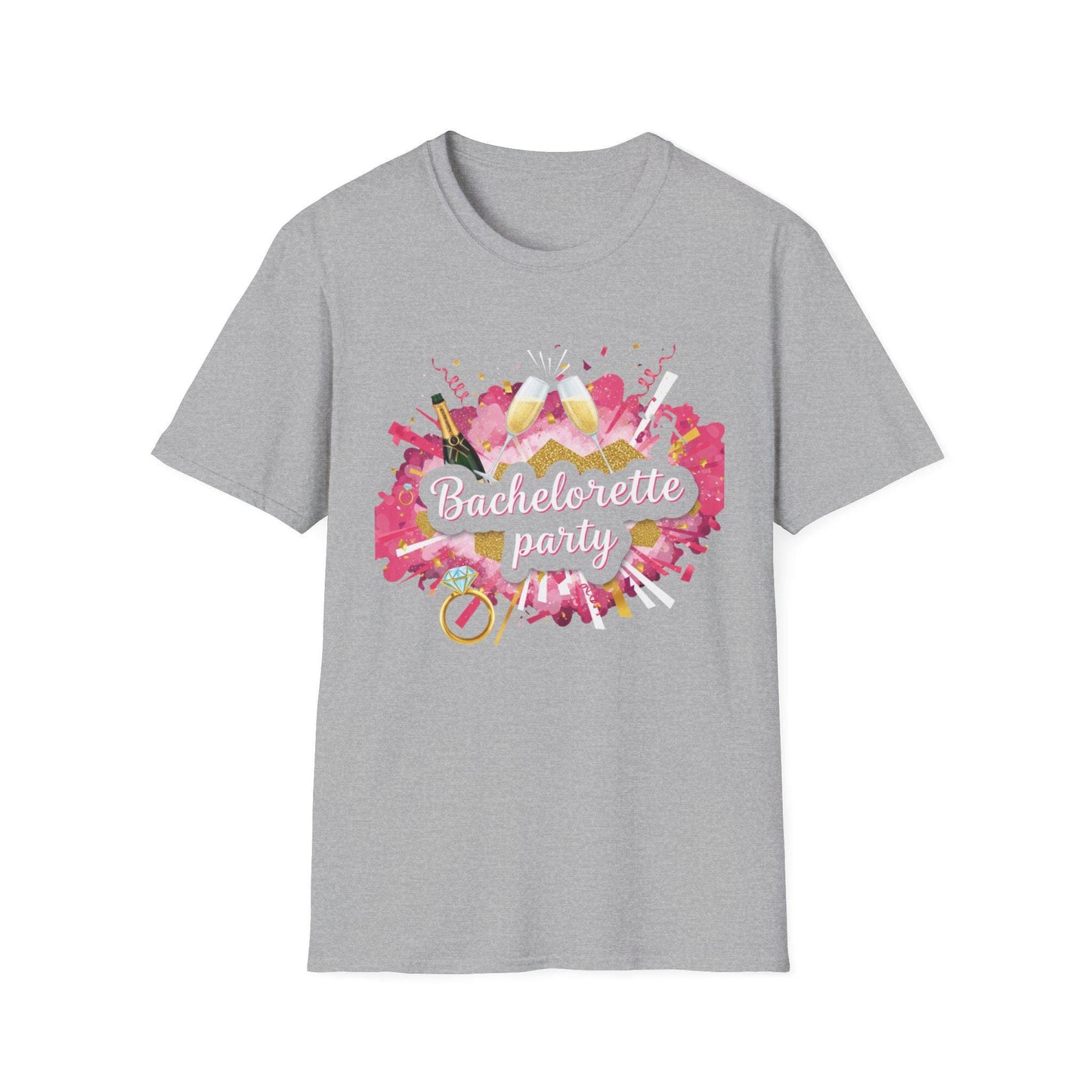 Bachelorette Party T-Shirt: Softstyle Bridal Celebration Tee