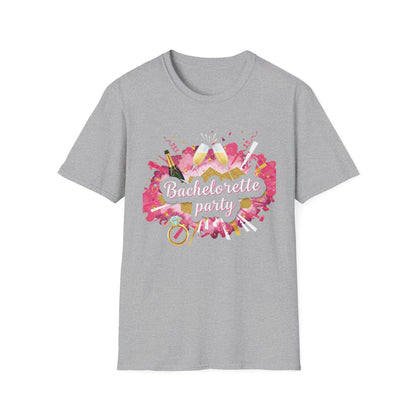 Bachelorette Party T-Shirt: Softstyle Bridal Celebration Tee