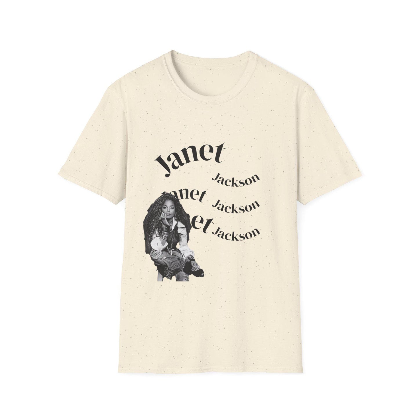 Janet Jackson Graphic Tee: Unisex Softstyle Cotton T-Shirt