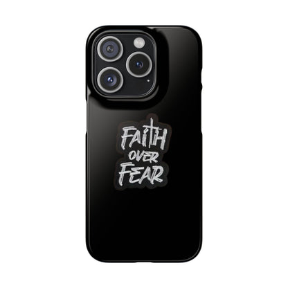 Faith Over Fear Phone Case: Inspirational Motivational Tech Accessory