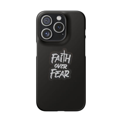 Faith Over Fear Phone Case: Inspirational Motivational Tech Accessory