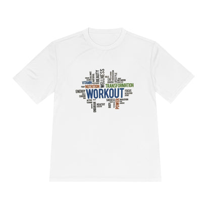 Moisture Wicking Workout Tee: Unisex Fitness Shirt, Gym Activewear