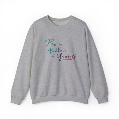 Motivational Unisex Sweatshirt: Cozy Crewneck for Self-Love