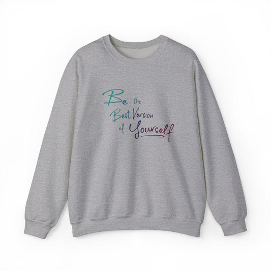 Motivational Unisex Sweatshirt: Cozy Crewneck for Self-Love