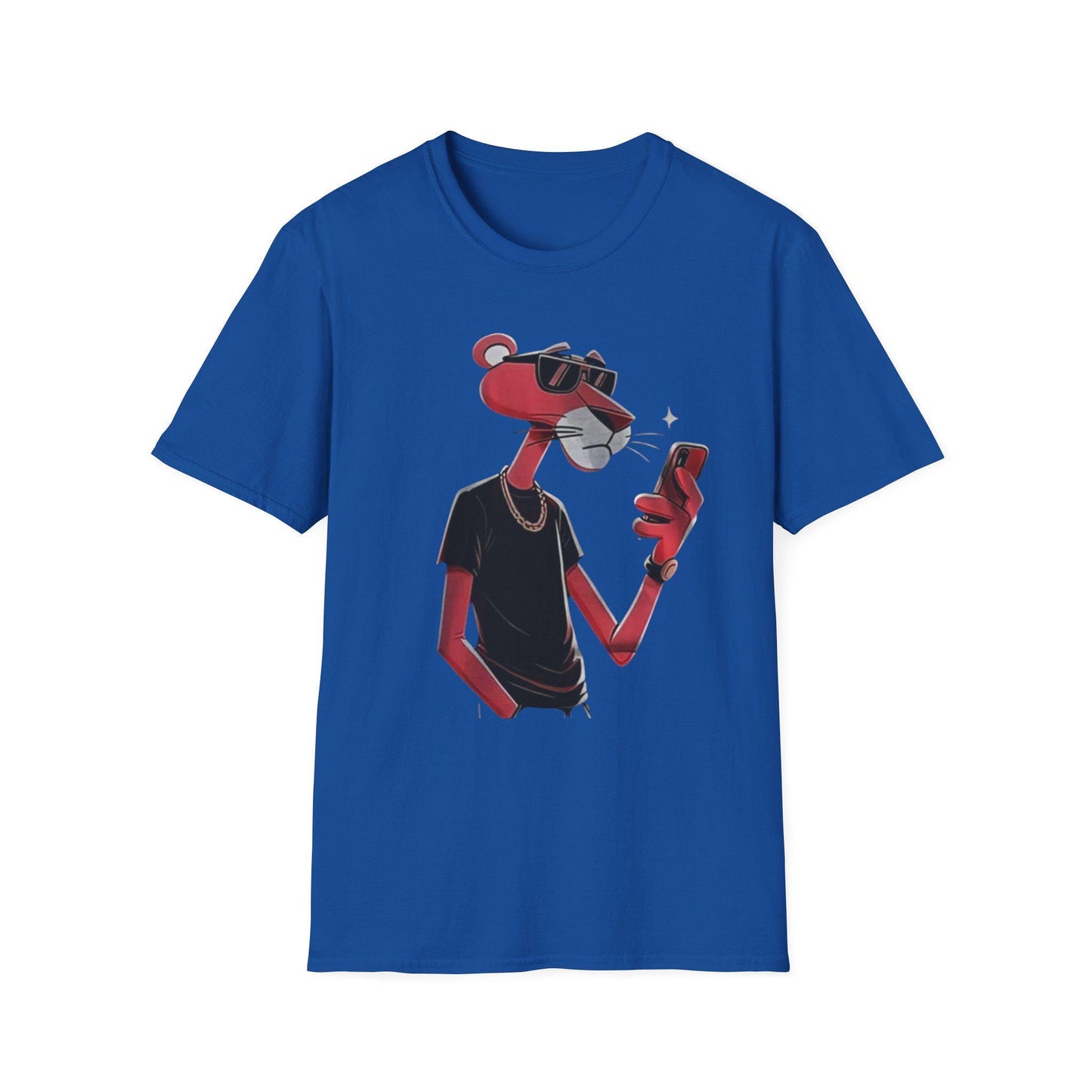 Pink Panther Cartoon T-Shirt: Retro Graphic Tee, Unisex Cotton