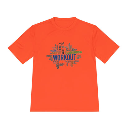 Moisture Wicking Workout Tee: Unisex Fitness Shirt, Gym Activewear