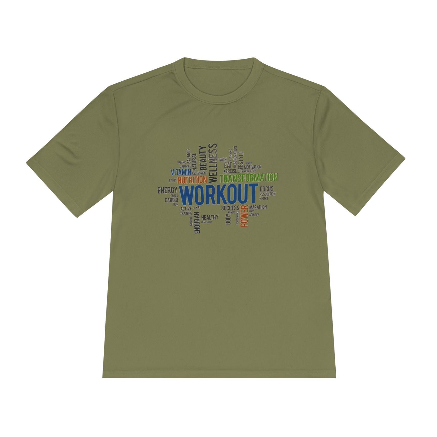 Moisture Wicking Workout Tee: Unisex Fitness Shirt, Gym Activewear