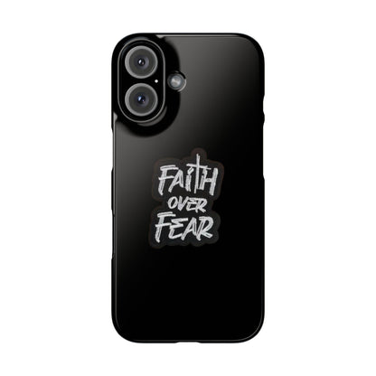 Faith Over Fear Phone Case: Inspirational Motivational Tech Accessory