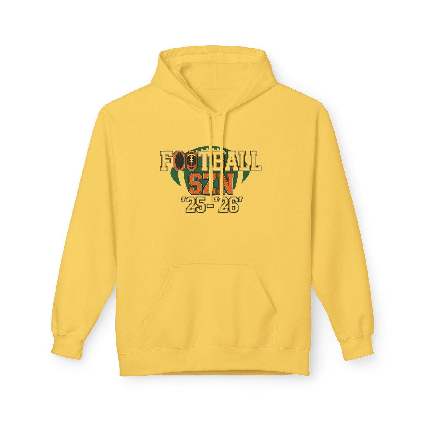 Football Season Fleece Hoodie: Cozy Unisex Sweatshirt for Sports Lovers