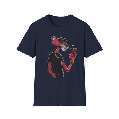 Pink Panther Cartoon T-Shirt: Retro Graphic Tee, Unisex Cotton