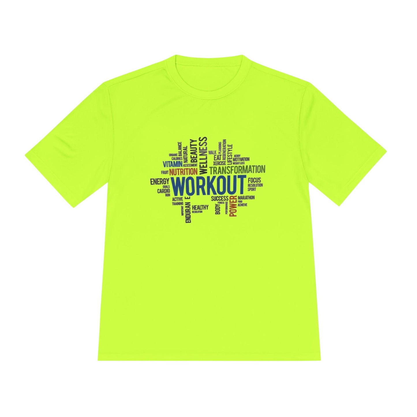 Moisture Wicking Workout Tee: Unisex Fitness Shirt, Gym Activewear
