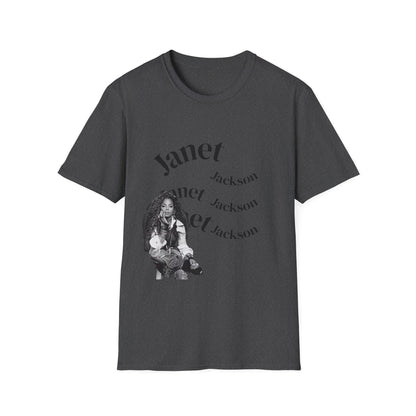 Janet Jackson Graphic Tee: Unisex Softstyle Cotton T-Shirt
