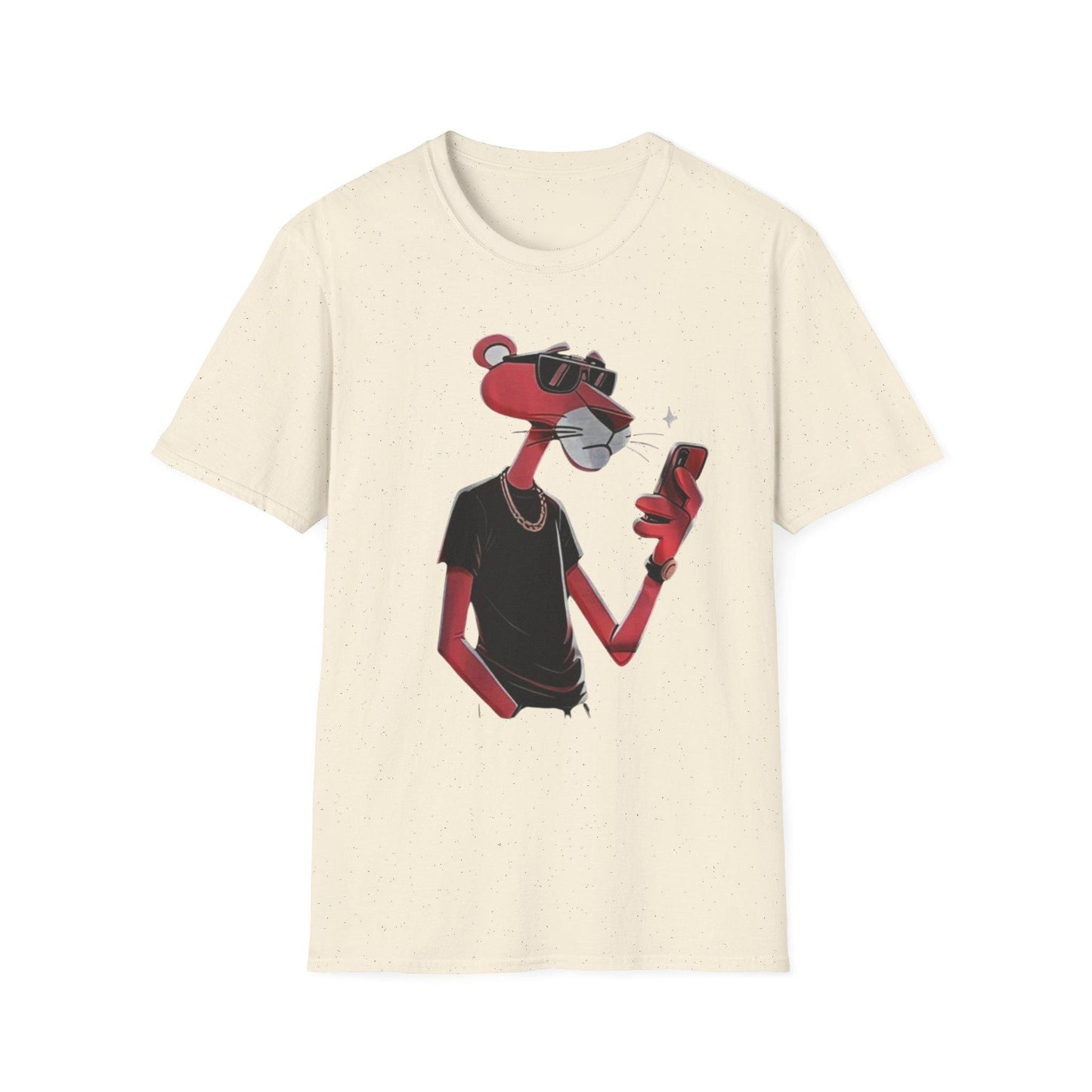 Pink Panther Cartoon T-Shirt: Retro Graphic Tee, Unisex Cotton