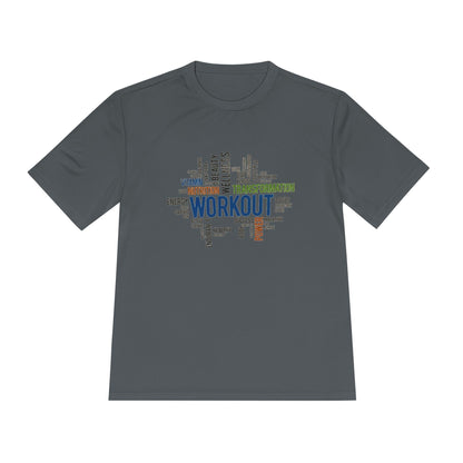 Moisture Wicking Workout Tee: Unisex Fitness Shirt, Gym Activewear