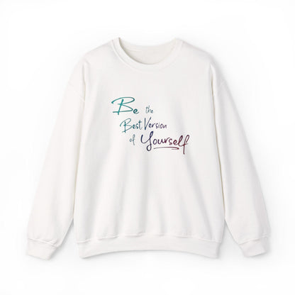 Motivational Unisex Sweatshirt: Cozy Crewneck for Self-Love