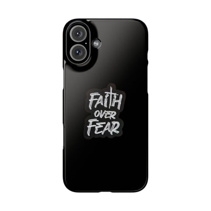 Faith Over Fear Phone Case: Inspirational Motivational Tech Accessory
