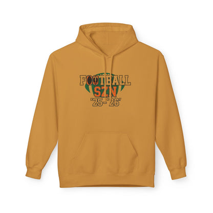 Football Season Fleece Hoodie: Cozy Unisex Sweatshirt for Sports Lovers