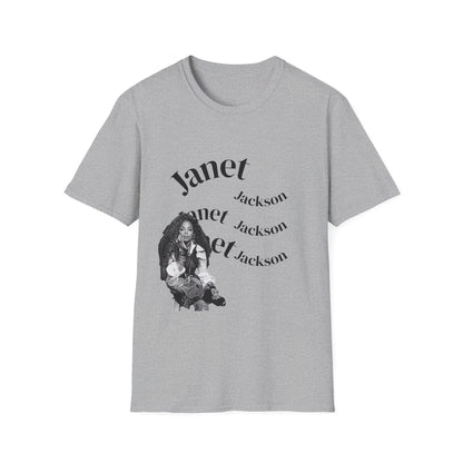 Janet Jackson Graphic Tee: Unisex Softstyle Cotton T-Shirt