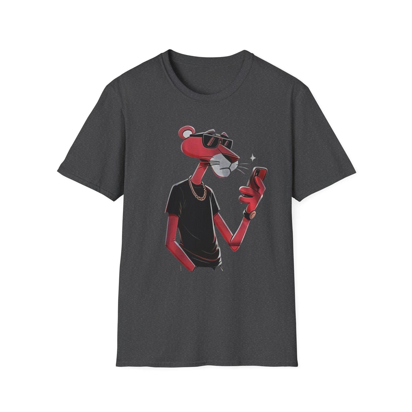 Pink Panther Cartoon T-Shirt: Retro Graphic Tee, Unisex Cotton