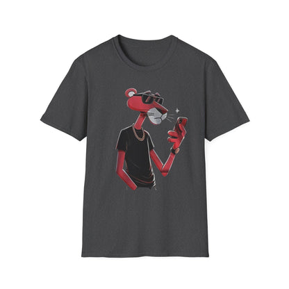 Pink Panther Cartoon T-Shirt: Retro Graphic Tee, Unisex Cotton