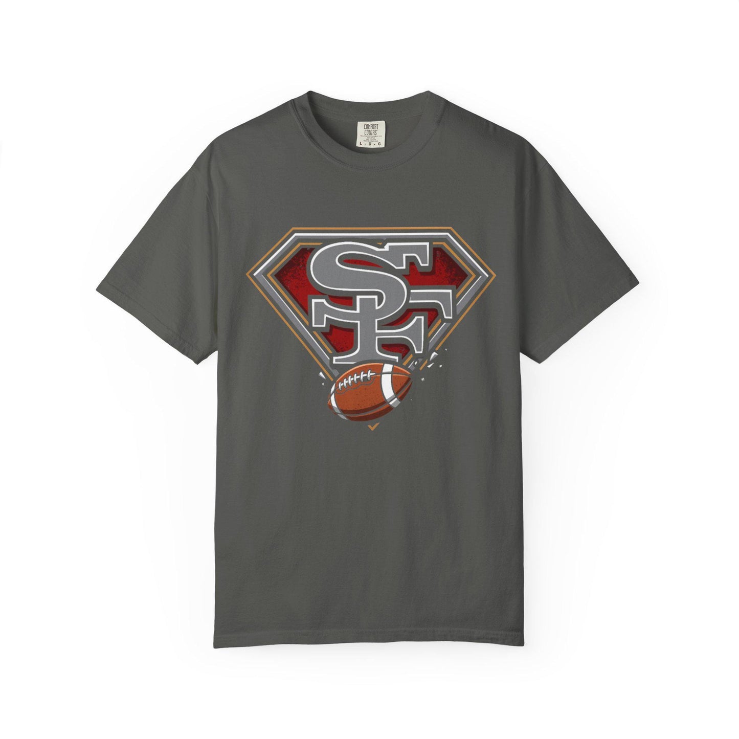 San Francisco 49ers Garment-Dyed T-Shirt: NFL Football Fan Apparel
