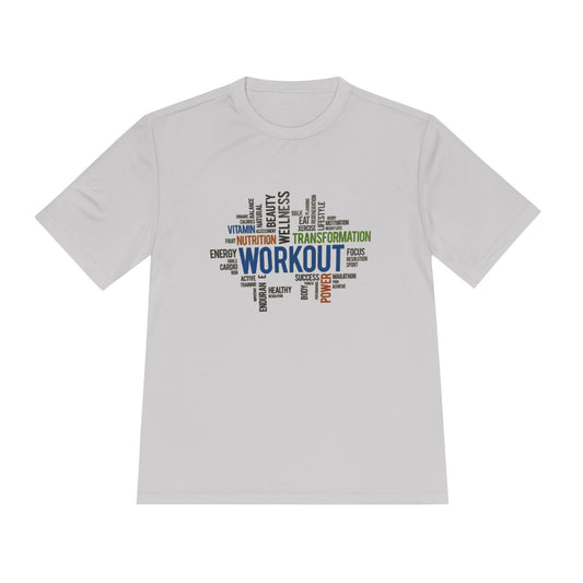 Moisture Wicking Workout Tee: Unisex Fitness Shirt, Gym Activewear