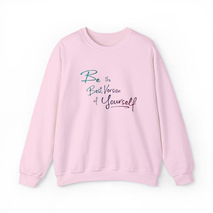 Motivational Unisex Sweatshirt: Cozy Crewneck for Self-Love