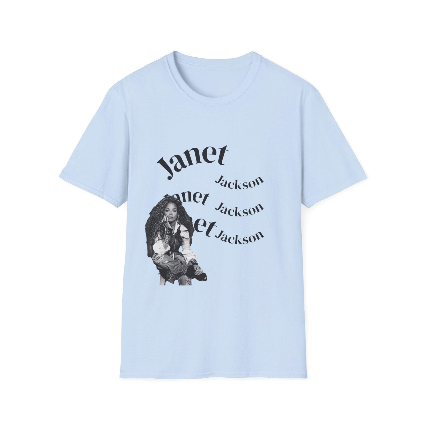 Janet Jackson Graphic Tee: Unisex Softstyle Cotton T-Shirt