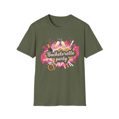 Bachelorette Party T-Shirt: Softstyle Bridal Celebration Tee