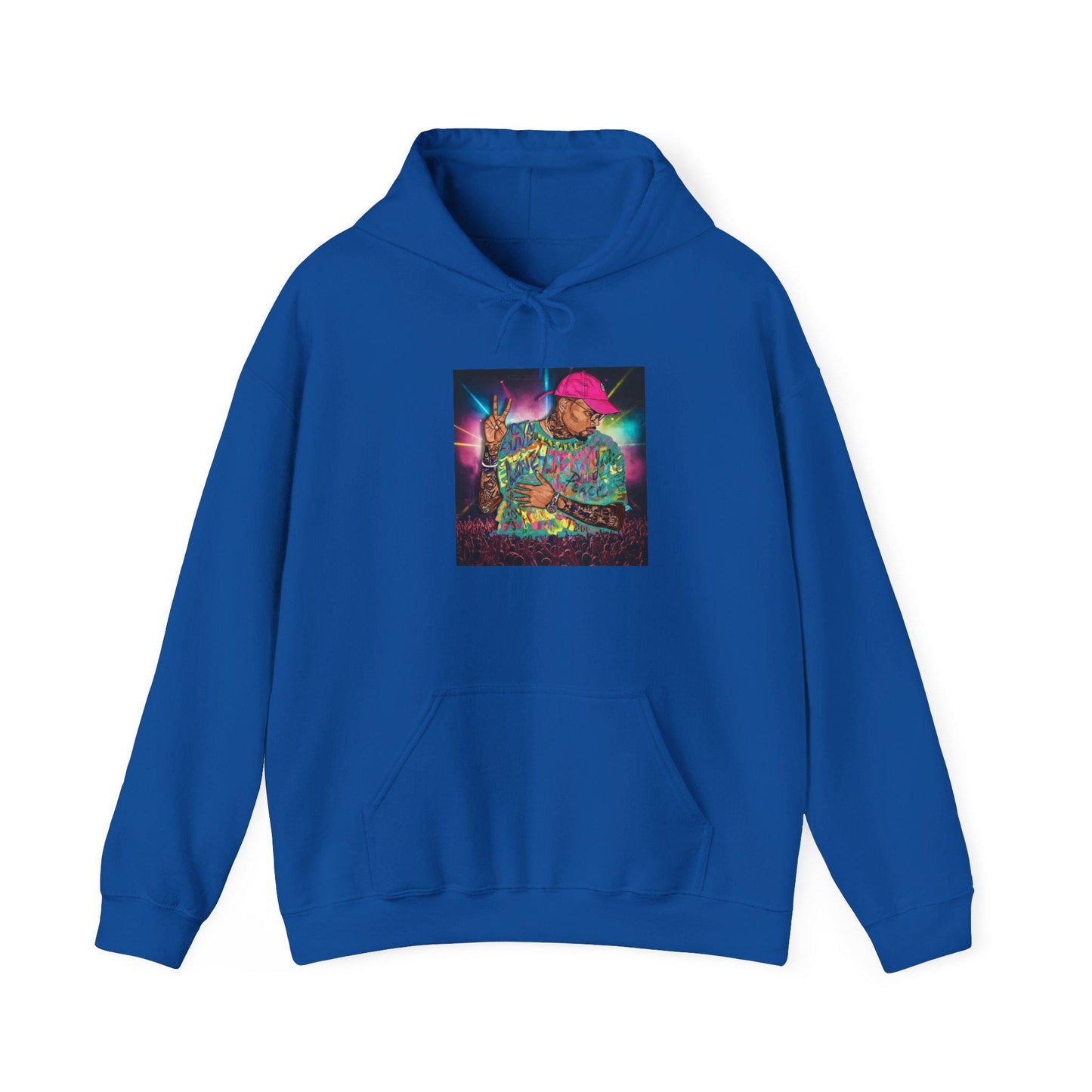 Chris Brown-Themed Unisex Hoodie, Perfect Gift for Musicians, Artsy Sweatshirt, Festival Wear, Cozy Streetwear