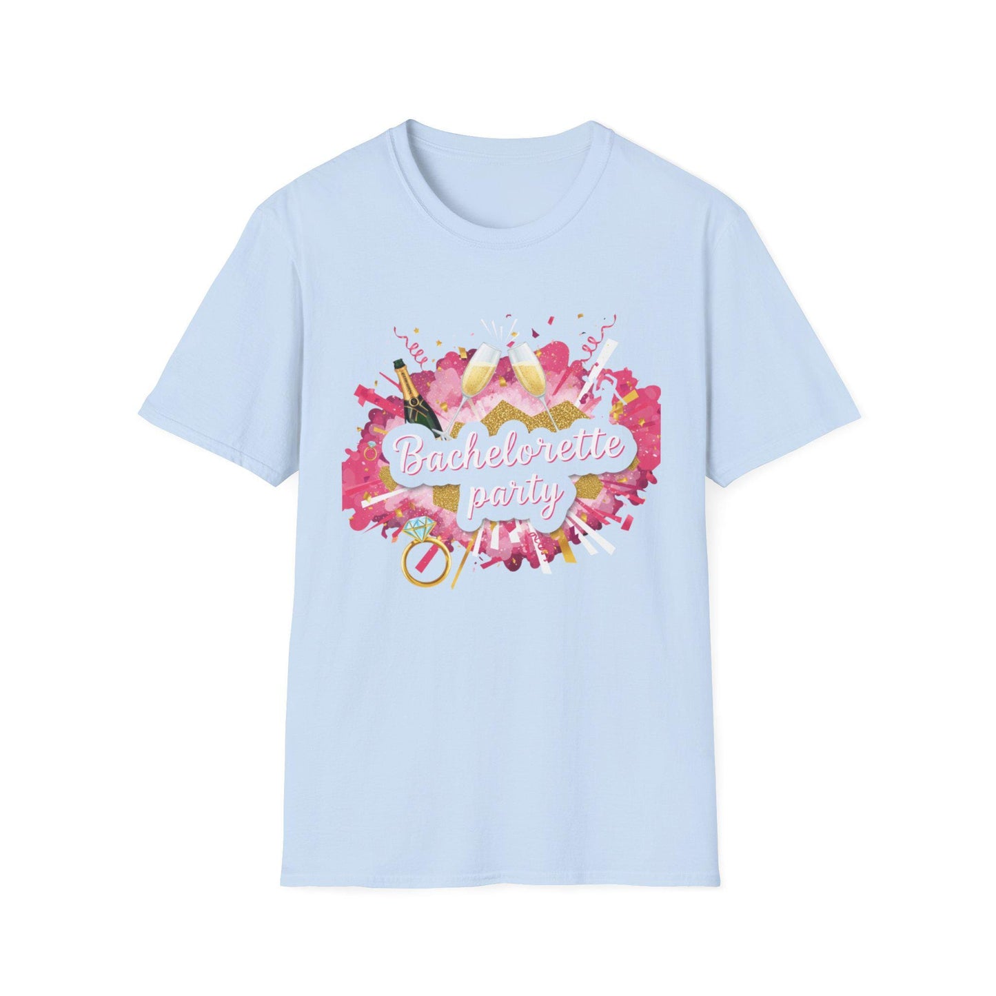 Bachelorette Party T-Shirt: Softstyle Bridal Celebration Tee