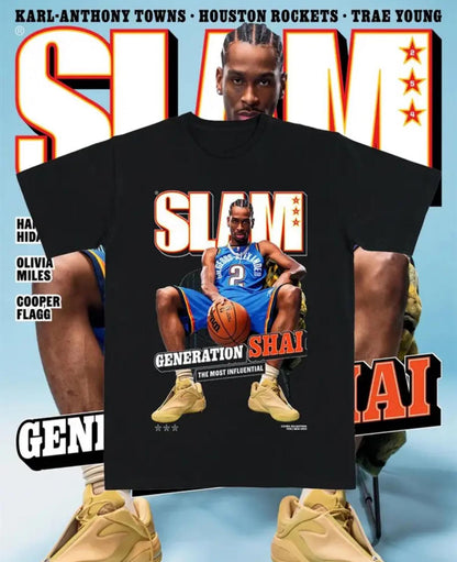 Shai Gilgeous Alexander Slam Cover Tee