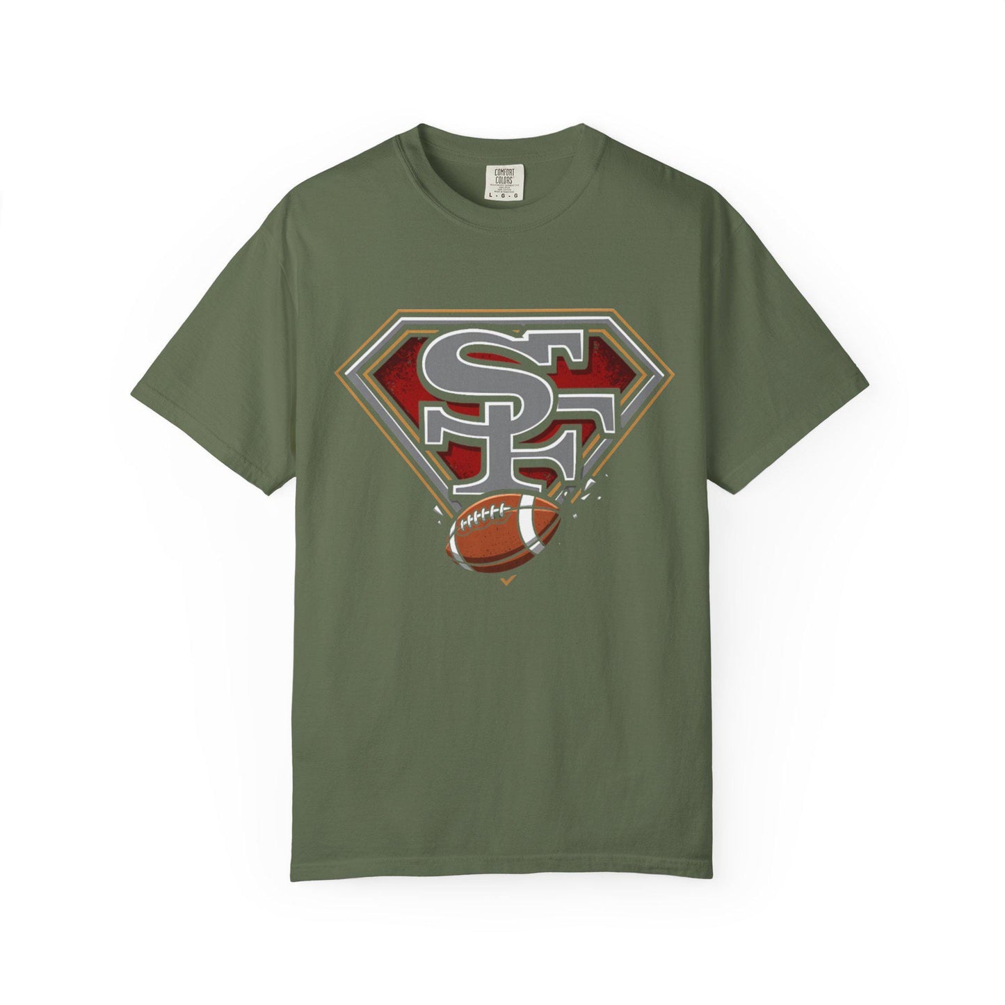 San Francisco 49ers Garment-Dyed T-Shirt: NFL Football Fan Apparel