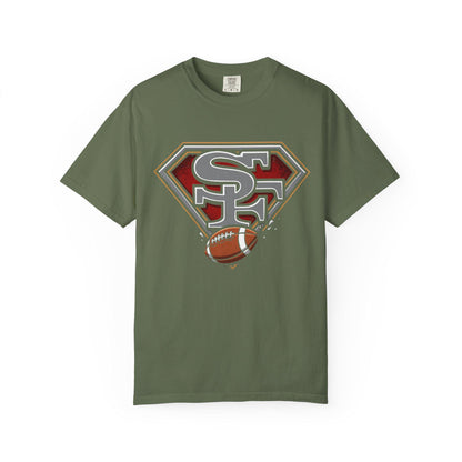 San Francisco 49ers Garment-Dyed T-Shirt: NFL Football Fan Apparel
