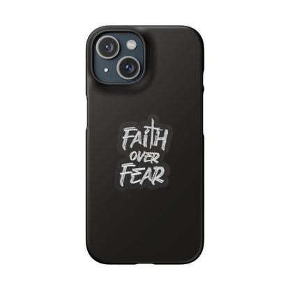 Faith Over Fear Phone Case: Inspirational Motivational Tech Accessory