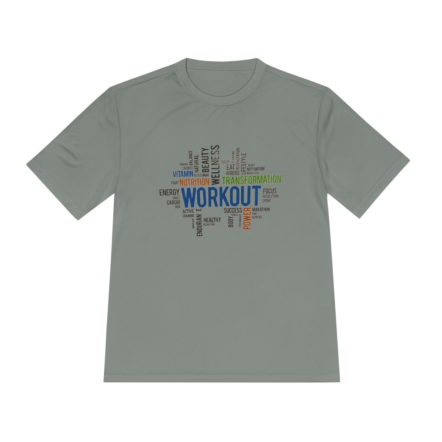 Moisture Wicking Workout Tee: Unisex Fitness Shirt, Gym Activewear