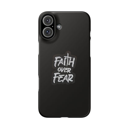 Faith Over Fear Phone Case: Inspirational Motivational Tech Accessory