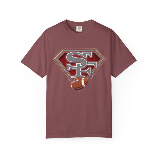 San Francisco 49ers Garment-Dyed T-Shirt: NFL Football Fan Apparel