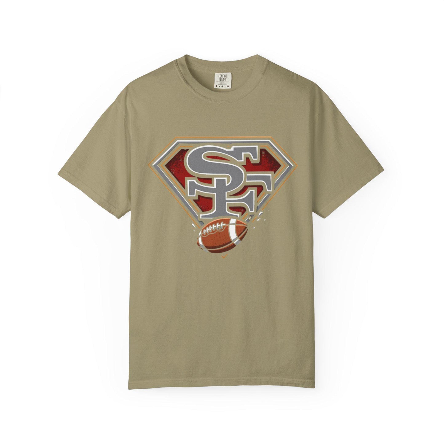 San Francisco 49ers Garment-Dyed T-Shirt: NFL Football Fan Apparel