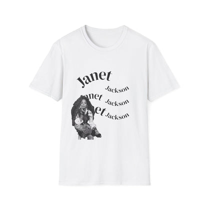 Janet Jackson Graphic Tee: Unisex Softstyle Cotton T-Shirt