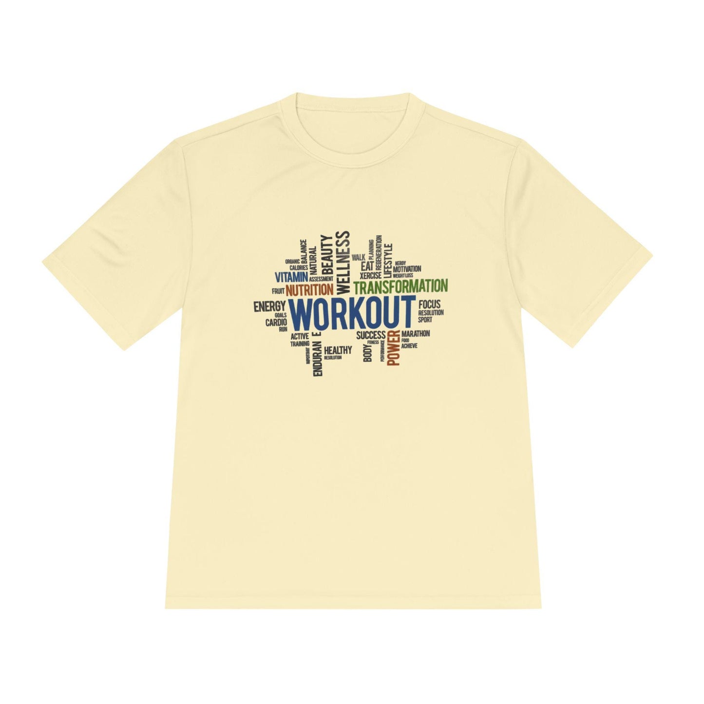 Moisture Wicking Workout Tee: Unisex Fitness Shirt, Gym Activewear