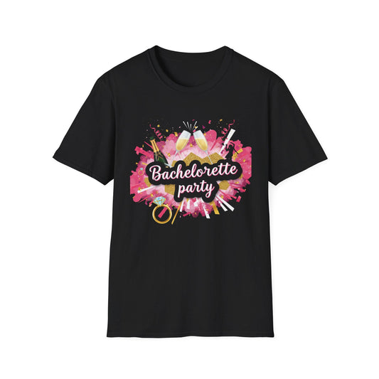 Bachelorette Party T-Shirt: Softstyle Bridal Celebration Tee