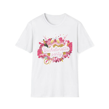 Bachelorette Party T-Shirt: Softstyle Bridal Celebration Tee
